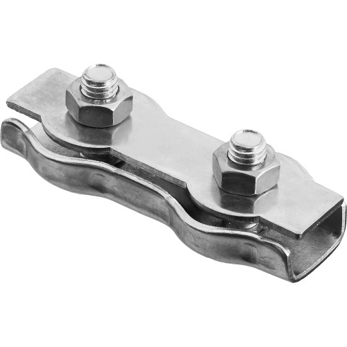 ЗУБР 5 мм, 35 шт, двойной зажим троса (4-304445-05)