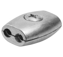 ЗУБР Бочонок, 4 мм, 20 шт, зажим троса (4-304455-04)