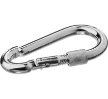 ЗУБР DIN 5299D, 10 мм, 15 шт, карабин с предохранительной гайкой (4-304555-10)