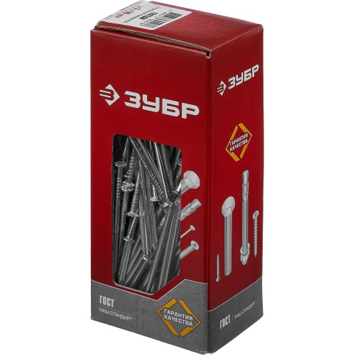 ЗУБР ГОСТ 4028-63, 80 x 3 мм, цинк, 1 кг, строительные гвозди (305031-30-080)