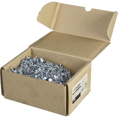 ЗУБР 25 x 3 мм, цинк, 5 кг, гвозди с большой потайной головкой (305090-30-025)