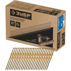 ЗУБР SN21 50 х 2.87 мм, реечные гвозди рифленые, 3500 шт (305392-50)