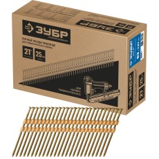 ЗУБР SN21 63 х 2.87 мм, реечные гвозди рифленые, 3000 шт (305392-63)