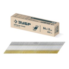 ЗУБР DA34 64 х 1.8 мм, финишные гвозди, калибр 15GA, 2000 шт (305397-64)