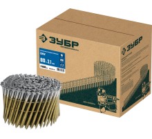 ЗУБР CNW 80 х 3.1 мм, барабанные гвозди рифленые, 3600 шт (305382-80)