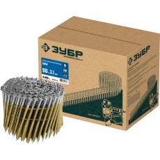 ЗУБР CNW 90 х 3.1 мм, барабанные гвозди рифленые, 3600 шт (305382-90)