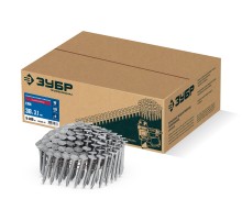 ЗУБР CRN 38 х 3.1 мм, барабанные гвозди кровельные оцинкованные, 5400 шт (305385-38)