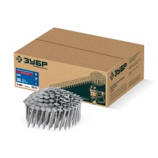 ЗУБР CRN 38 х 3.1 мм, барабанные гвозди кровельные оцинкованные, 5400 шт (305385-38)