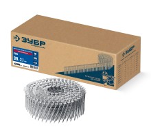 ЗУБР CSN 38 х 2.1 мм, барабанные гвозди для сайдинга оцинкованные, 14000 шт (305386-38)