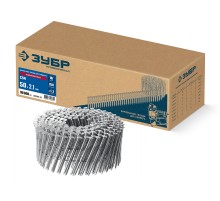 ЗУБР CSN 50 х 2.1 мм, барабанные гвозди для сайдинга оцинкованные, 10500 шт (305386-50)