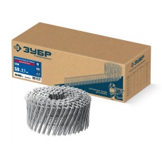 ЗУБР CSN 50 х 2.1 мм, барабанные гвозди для сайдинга оцинкованные, 10500 шт (305386-50)