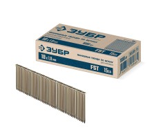 ЗУБР FST 18 х 1.8 мм, финишные гвозди по бетону оцинкованные, калибр 15GA, 1000 шт (305389-18)