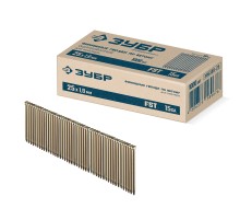 ЗУБР FST 25 х 1.8 мм, финишные гвозди по бетону оцинкованные, калибр 15GA, 1000 шт (305389-25)