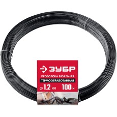 ЗУБР 1.2 мм х 100 м, термообработанная вязальная проволока (305415-12)