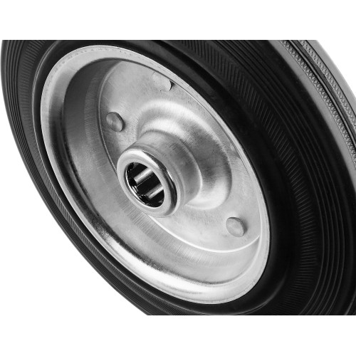 ЗУБР d 100 мм, г/п 70 кг, игольчатый подшипник, резина/металл, колесо, Профессионал (30936-100)