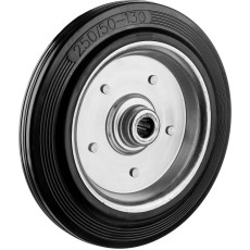 ЗУБР d 250 мм, г/п 210 кг, игольчатый подшипник, резина/металл, колесо, Профессионал (30936-250)
