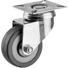 ЗУБР d 50 мм, г/п 35 кг, резина/полипропилен, поворотное колесо (30956-50-S)