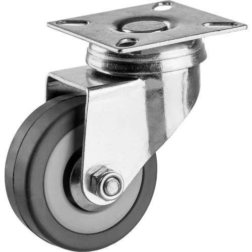 ЗУБР d 50 мм, г/п 35 кг, резина/полипропилен, поворотное колесо (30956-50-S)