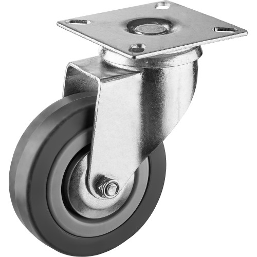 ЗУБР d 75 мм, г/п 50 кг, резина/полипропилен, поворотное колесо (30956-75-S)