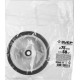 ЗУБР d 75 мм, г/п 60 кг, резина/полипропилен, термопластичное колесо, Профессионал (30946-75)