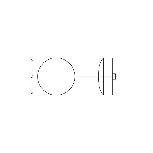 ЗУБР цвет белый, 25 шт, заглушка под рамный дюбель (4-308136-3)