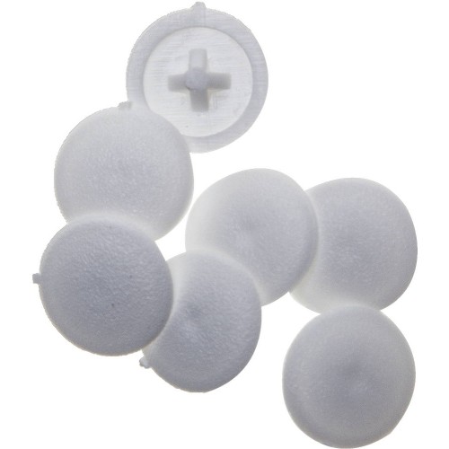 ЗУБР шлиц №2, цвет белый, 40 шт, декоративная заглушка под шуруп (4-308156-3)