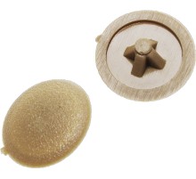 ЗУБР шлиц №2, цвет сосна, 40 шт, декоративная заглушка под шуруп (4-308156-4)