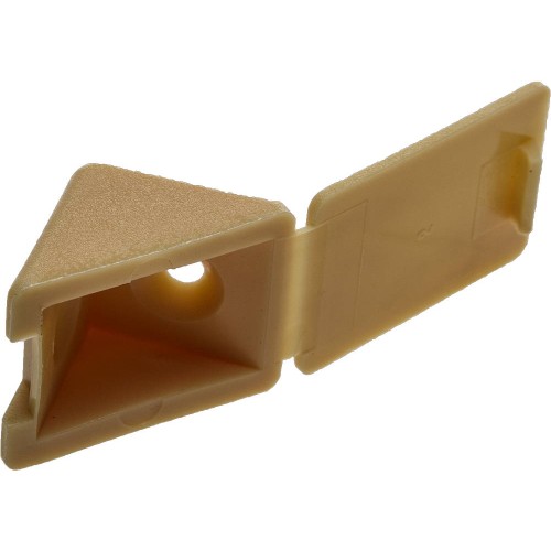 ЗУБР цвет сосна, 4.0 x 15 мм, 4 шт, мебельный уголок с шурупом (4-308256-4)