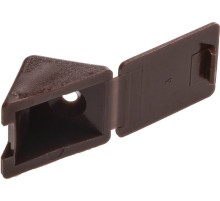 ЗУБР цвет кр-дерево, 4.0 x 15 мм, 4 шт, мебельный уголок с шурупом (4-308256-5)