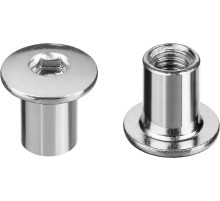 ЗУБР M6 x 12 мм, шест. 5 мм, цинк, 5 кг, гайка Эриксона с полукруглой головкой, Профессионал (303760-5)