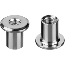 ЗУБР M6 x 12 мм, шест. 5 мм, цинк, 5 кг, гайка Эриксона с плоской головкой, Профессионал (303770-5)