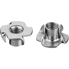 ЗУБР DIN 1624, M10 x 12 мм, цинк, 5 кг, врезная гайка (303780-10)