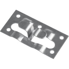 ЗУБР Кляймер-КГ, 10 x 34 x 70 мм, цинк, 50 шт, угловой крепеж для керамогранита (30857)