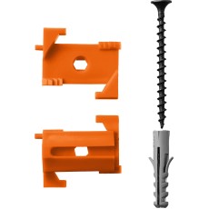 ЗУБР ВИНТ-Н25, 25 шт, набор: СКШМ в комплекте с дюбелем и саморезом (30955-Н25)