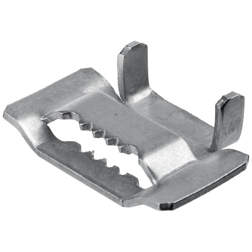 ЗУБР БГЛ, 20 мм, 150 шт, бюгель для бандажной ленты нержавеющий, Профессионал (310266)