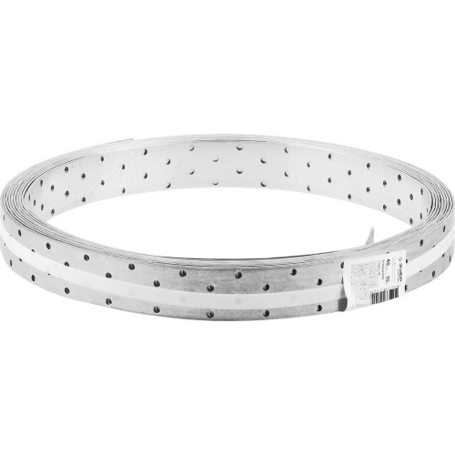 ЗУБР ПЛ-2.0, 40 x 2 мм, 10 м, цинк, перфорированная монтажная лента (310245-040)