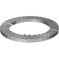 ЗУБР Волна, 12 x 0.5 мм, 25 м, цинк, перфорированная вентиляционная лента (310246-12)