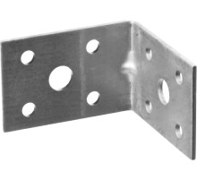 ЗУБР УКУ-2.0, 35 x 50 x 50 x 2 мм, цинк, усиленный крепежный уголок (310116-35-050)