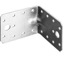 ЗУБР УКУ-2.0, 55 x 70 x 70 x 2 мм, цинк, усиленный крепежный уголок (310116-55-070)