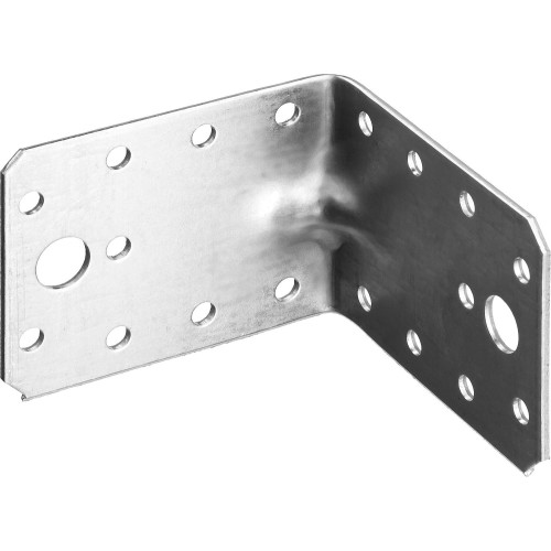 ЗУБР УКУ-2.0, 65 x 90 x 90 x 2 мм, цинк, усиленный крепежный уголок (310116-65-090)