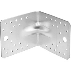 ЗУБР УКУ-2.0, 90 x 105 x 105 x 2 мм, цинк, усиленный крепежный уголок (310116-90-105)