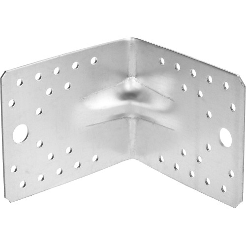 ЗУБР УКУ-2.0, 90 x 105 x 105 x 2 мм, цинк, усиленный крепежный уголок (310116-90-105)
