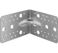 ЗУБР УКУ-2.0, 90 x 130 x 130 x 2 мм, цинк, усиленный крепежный уголок (310116-90-130)