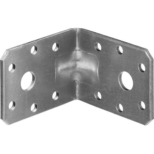 ЗУБР УКУ-2.5, 45 x 60 x 60 x 2.5 мм, цинк, усиленный крепежный уголок (31011-60)