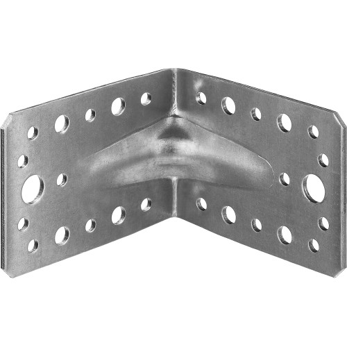 ЗУБР УКУ-2.5, 65 x 90 x 90 x 2.5 мм, цинк, усиленный крепежный уголок (31011-90)