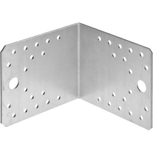 ЗУБР УК-2.0, 90 x 105 x 105 x 2 мм, цинк, крепежный уголок (310126-90-105)