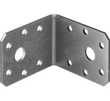 ЗУБР УК-2.5, 45 x 60 x 60 x 2.5 мм, цинк, крепежный уголок (31012-60)