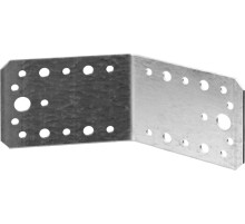 ЗУБР УК-135-2.0, 65 x 90 x 90 x 2 мм, 135 град, цинк, крепежный уголок (310136-65-090)