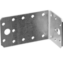 ЗУБР УКА-2.0, 65 x 50 x 130 x 2 мм, цинк, асимметричный крепежный уголок (310156-65)