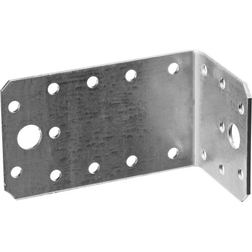 ЗУБР УКА-2.0, 65 x 50 x 130 x 2 мм, цинк, асимметричный крепежный уголок (310156-65)